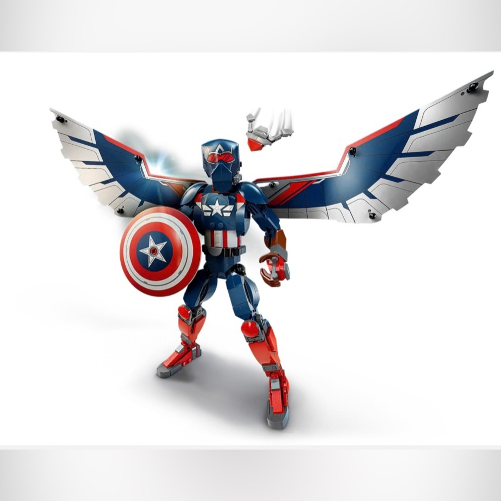 New LEGO Marvel Super Heroes 76296 New Captain America Construction Figure - Picture 3 of 9